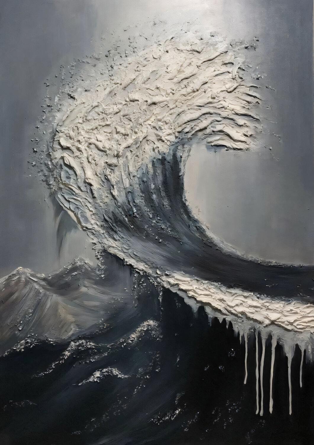 Roar of the Ocean Evgeniya Duvakina Originalgemälde zu verkaufen