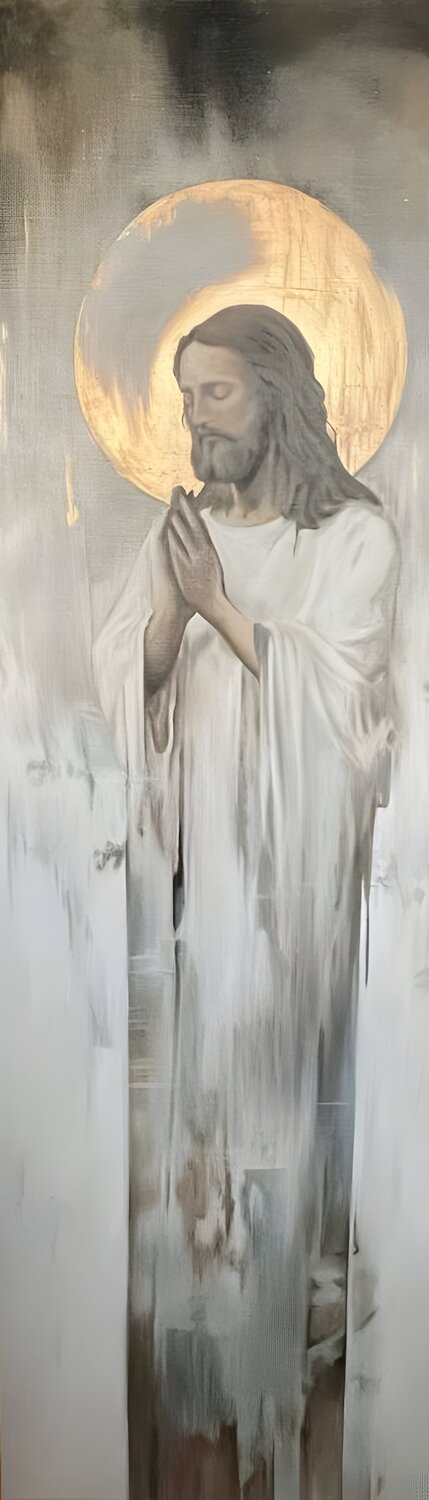 "Light of Prayer" — Premium Oil Painting Evgeniya Duvakina