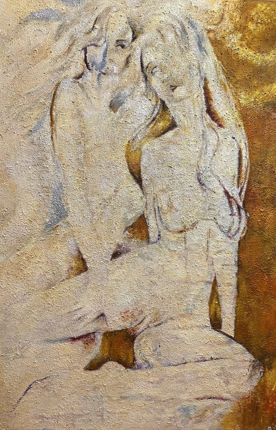 Premium Oil Painting “Passion” Evgeniya Duvakina Originalgemälde zu verkaufen