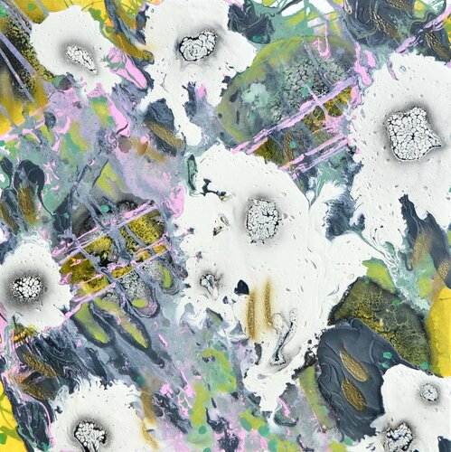 Pink Tracks van Joe LaMattina, Schilderij te koop op Singulart