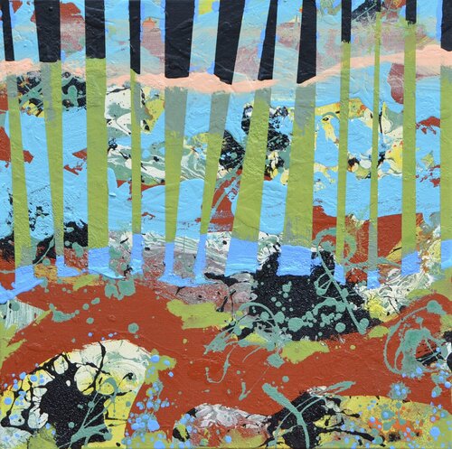 Ambiguous Landscape No.11 van Joe LaMattina, Schilderij te koop op Singulart