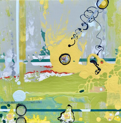 Hiding Beneath the Surface van Joe LaMattina, Schilderij te koop op Singulart