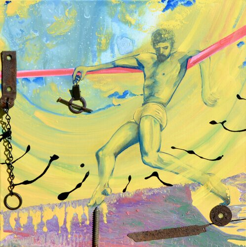 from the other side of the tracks de Joe LaMattina, Pintura a la venta en Singulart