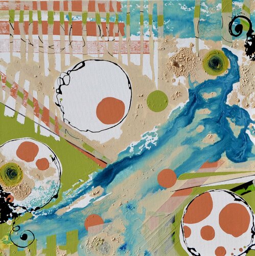 Blue Intrusion van Joe LaMattina, Schilderij te koop op Singulart