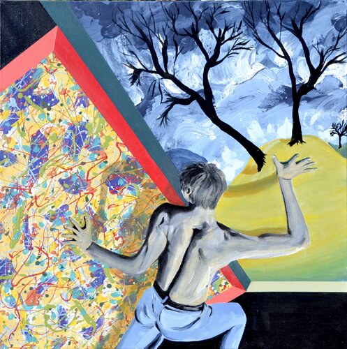 Never Touch the ART di Joe LaMattina, Pittura in vendita su Singulart