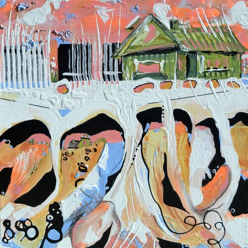 Joyous Aqueduct van Joe LaMattina, Schilderij te koop op Singulart