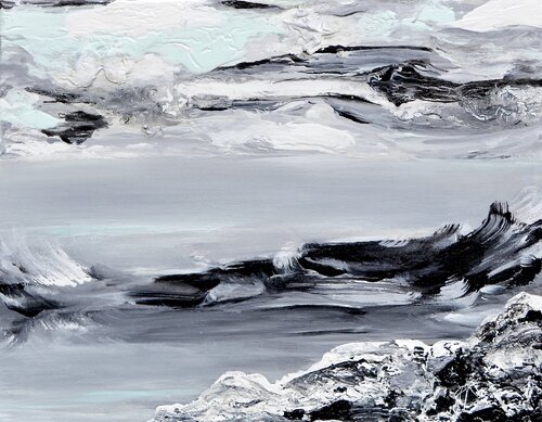 Barren Seascape van Joe LaMattina, Schilderij te koop op Singulart