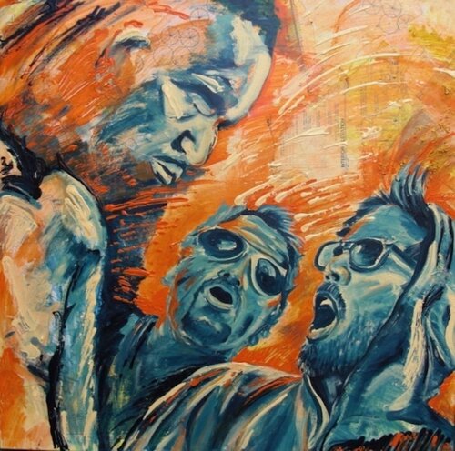 Playing the Dozens von Joe LaMattina, Malerei kaufen auf Singulart