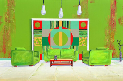 Green Room de Joe LaMattina, Pintura a la venta en Singulart