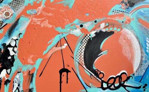 Orange Crush #2 by Joe LaMattina, Painting for Sale on Singulart