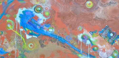 80 Degrees to the Left by Joe LaMattina, Painting for Sale on Singulart