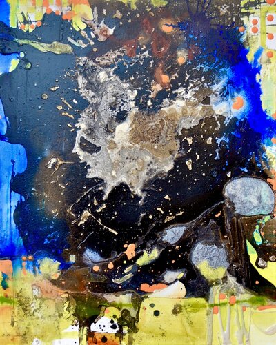Midnite Blue van Joe LaMattina, Schilderij te koop op Singulart