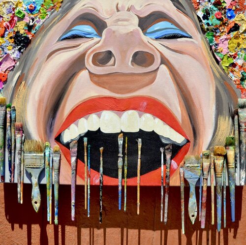 Smothered in Supplies van Joe LaMattina, Schilderij te koop op Singulart