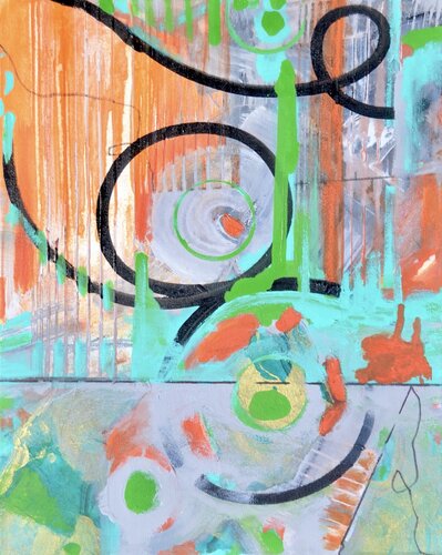 Take Another Lap di Joe LaMattina, Pittura in vendita su Singulart