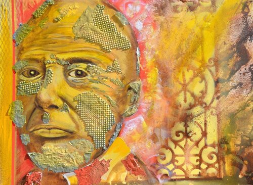 Falling Apart at the Seams von Joe LaMattina, Malerei kaufen auf Singulart