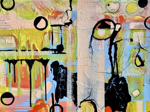 Mama said: Stand Tall. Don't Slouch. van Joe LaMattina, Schilderij te koop op Singulart
