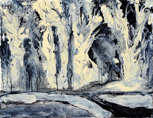 Into the Night von Joe LaMattina, Malerei kaufen auf Singulart
