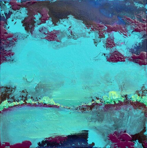 Ice Blue by Joe LaMattina, Painting for Sale on Singulart