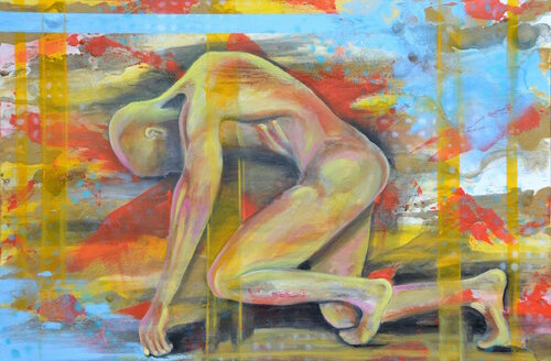 Ready, Set, Please Don't Go by Joe LaMattina, Painting for Sale on Singulart