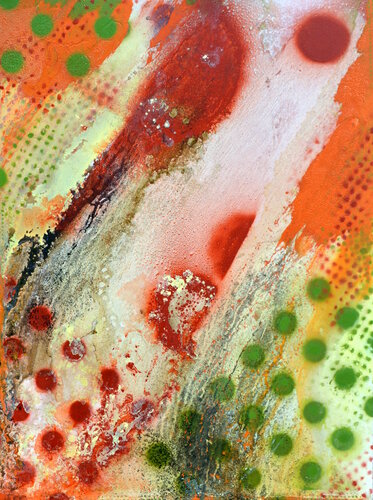 Let's Polka...DOT par Joe LaMattina, Peinture en vente sur Singulart