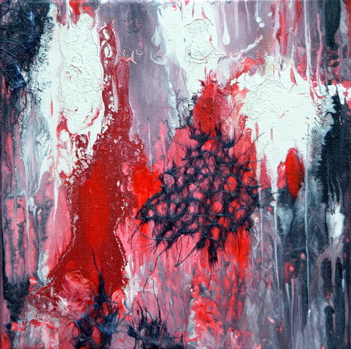 Red: The Final Curtain by Joe LaMattina, Painting for Sale on Singulart