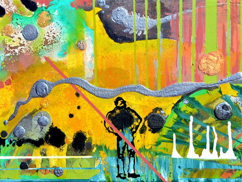 Caged van Joe LaMattina, Schilderij te koop op Singulart