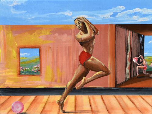 Not So Tiny-Dancer von Joe LaMattina, Malerei kaufen auf Singulart