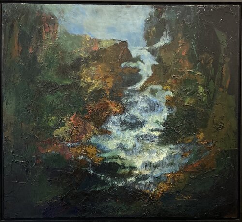 Cascade baroque von Christine Viens, Malerei kaufen auf Singulart