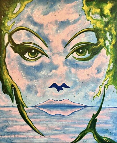 Surreal Loren par Salvatore Petrucino, Peinture en vente sur Singulart