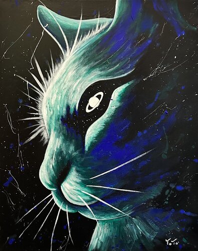 Saturn by Salvatore Petrucino, Painting for Sale on Singulart