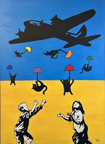 Cats Bombs by Salvatore Petrucino, Painting for Sale on Singulart
