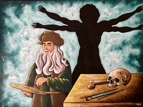 Il Genio par Salvatore Petrucino, Peinture en vente sur Singulart