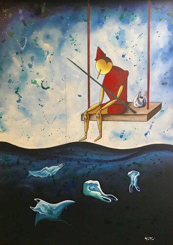 In fondo al mar von Salvatore Petrucino, Malerei kaufen auf Singulart