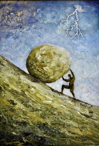 La Forza par Salvatore Petrucino, Peinture en vente sur Singulart