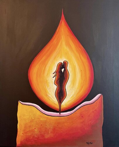 Passione ardente by Salvatore Petrucino, 油畫 for Sale on Singulart