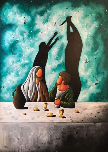 Trenta denari par Salvatore Petrucino, Peinture en vente sur Singulart