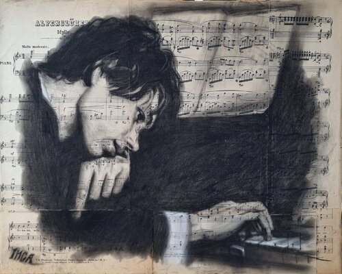 Quiet Melody von Inga Yarotskaya, Zeichnungen kaufen auf Singulart