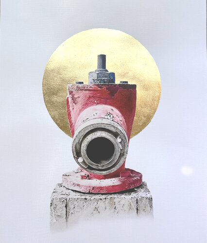 The Private Life of Hydrants. Hydrant. The portrait. van igor kotlarski, Tekening te koop op Singulart