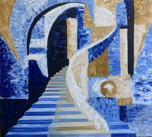 "Ascend to Boundlessness" van Elena Logovinsky, Schilderij te koop op Singulart