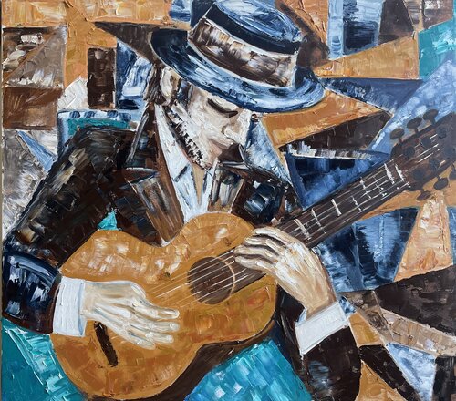 Passionate Strums von Elena Logovinsky, Malerei kaufen auf Singulart