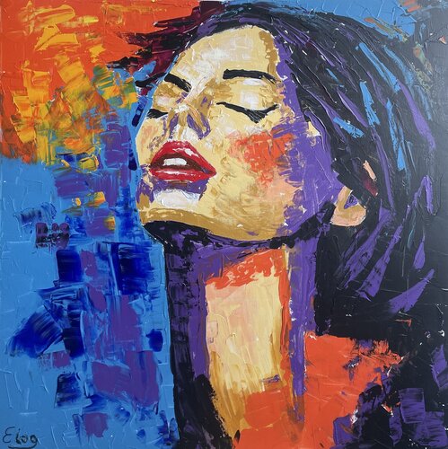 "Inspiration and Pleasure" van Elena Logovinsky, Schilderij te koop op Singulart