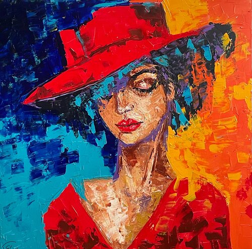 "The Mystery of a Moment" van Elena Logovinsky, Schilderij te koop op Singulart