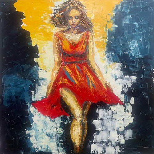 *Light Through Darkness* di Elena Logovinsky, Pittura in vendita su Singulart