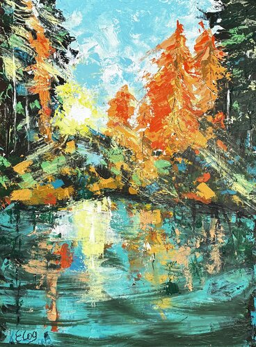 "The Forest of Our Dreams" di Elena Logovinsky, Pittura in vendita su Singulart