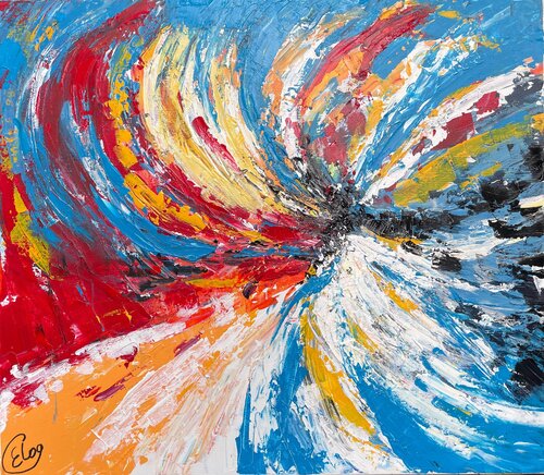 "Vortex." von Elena Logovinsky, Malerei kaufen auf Singulart