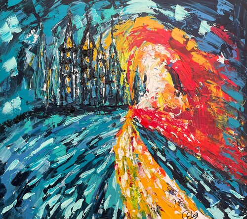 Enchanted Castle de Elena Logovinsky, Pintura a la venta en Singulart