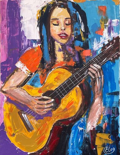 Song of Colors von Elena Logovinsky, Malerei kaufen auf Singulart