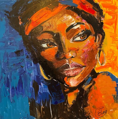 Soul of Africa von Elena Logovinsky, Malerei kaufen auf Singulart