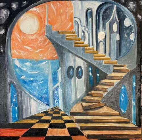 Path to Light van Elena Logovinsky, Schilderij te koop op Singulart