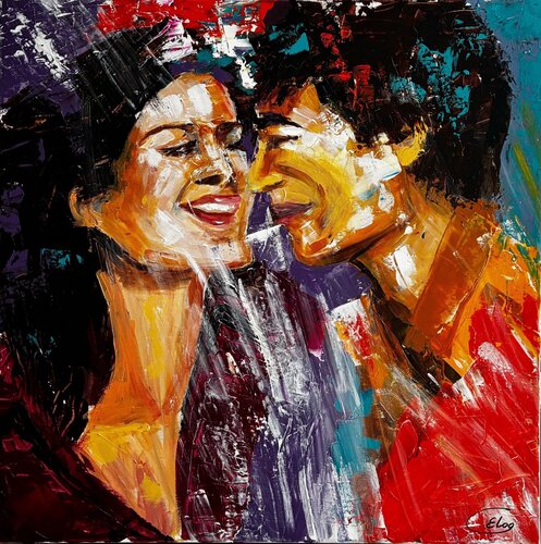 Happiness van Elena Logovinsky, Schilderij te koop op Singulart
